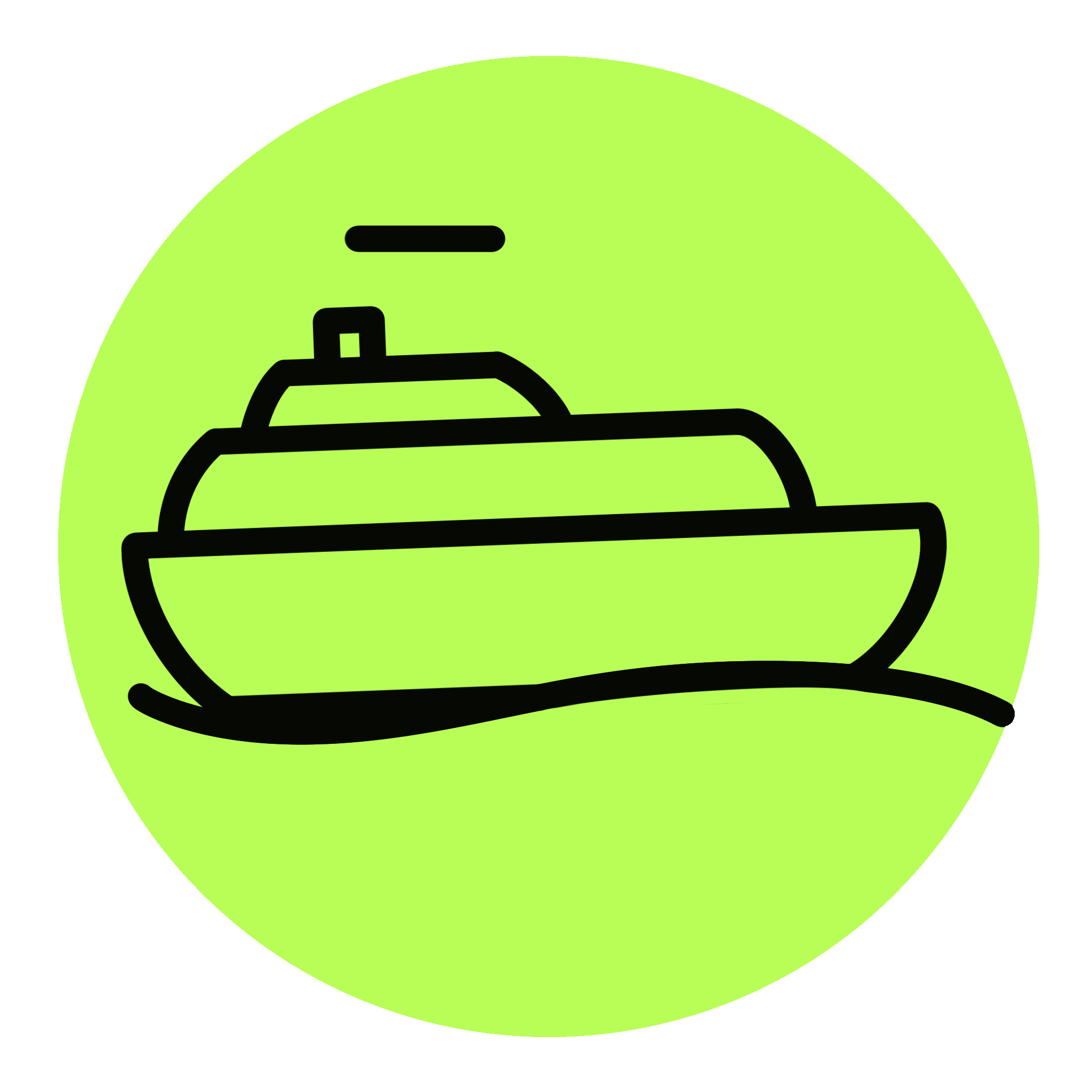 Loading animation of a ship